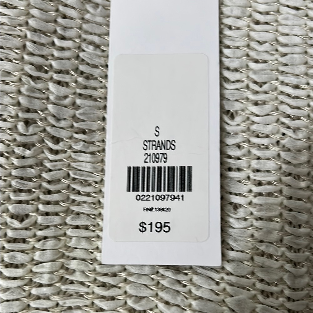 Etcetera Cream Ribbed Ruffled Tank Top - Picture 6 of 7